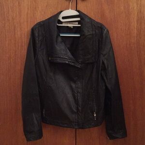 Victoria’s Secret Black leather motorcycle jacket